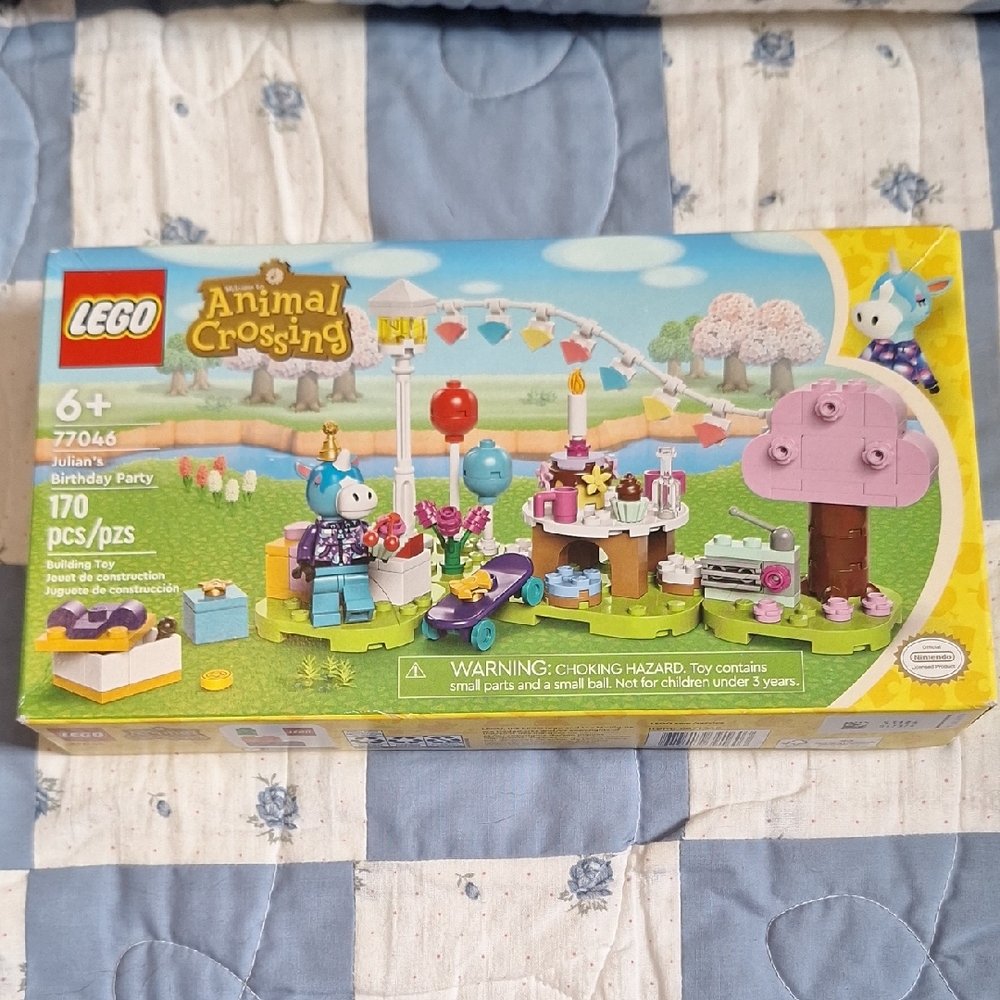 LEGO Animal Crossing Julian's Birthday Party Playset - Pink & Blue
